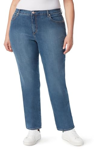 Gloria Vanderbilt Amanda Classic High Rise Tapered Jean Plus Size, Hartford Moustaches, 46 Grande Taille Femme