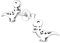 Laimons Mädchen Kids Kinder-Ohrstecker Ohrringe Kinderschmuck Dinosaurier Dino Reptil Tyrannosaurus Rex 9mm oxidiert aus Sterling Silber 925