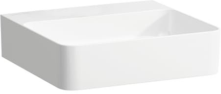 Laufen VAL Aufsatzwaschtisch, ohne Hahnloch, ohne Überlauf, US geschl. 450x420, weiß, Farbe: Weiß mit LCC