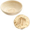 Westmark Gärkörbchen-Set, Gärkörbchen rund + Bezug, Mit Herz, Peddigrohr/Baumwolle, Hellbeige/Beige, 3236227B