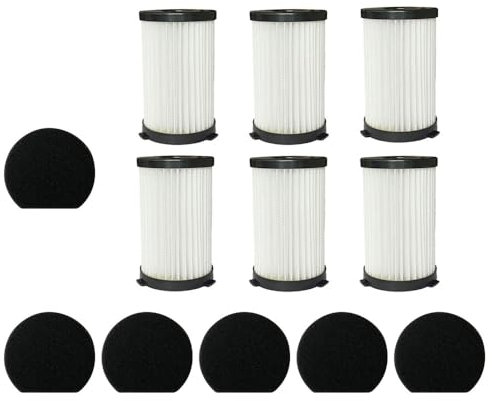 Genérico LITAO-XIE, Filtro Hepa para MooSoo D600 D601 Cecotec Conga Thunderbrush 520 550 560 Ariete Handy Force 2761 2759 RBT Piezas de aspiradora (Color : 6Pcs)