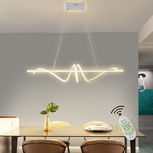 Lanekd LED Pendelleuchte Esstisch Esszimmerlampe,LED Hängelampe Esstischlampe Dimmbar Hue Küchenlampe Hängend Lampe Modern Kreative Designer Kronleuchter Flur Wohnzimmer Tisch Büro Decken Leuchte