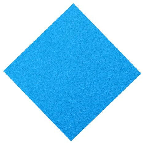 Aquarien Filterwatte Schwamm, 1 Stück Blau, Bio Reinigung für Fischbecken