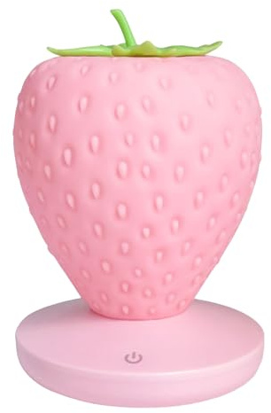 Wiederaufladbare Nachtlicht,Silikon Nachtlicht,Frauen Nachtlicht,1200mAh USB Aufladung,3 Stufige,Helligkeitseinstellung,LED Stilllicht Dimmbar, Frauen,Kinder, Baby,Dekoration für Schlafzimmer (Rose)