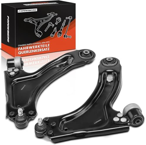 Frankberg 2x Querlenker Vorderachse Kompatibel mit Combo Kasten/MPV 1.2L-1.7L 2001-2012 Corsa C X01 1.4L 2000-2009 Tigra Twintop X04 1.2L-1.8L 2004-2010 Replace# 93343399