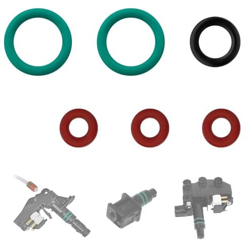 Dichtungsringe Dichtung Ersatzteile für DeLonghi Kaffeevollautomat - 6 O-Ringe Dichtungen Zubehör für Delonghi Milchaufschäumer Milchbehälter wie Primadonna, Dinamica, Magnifica, ECAM ESAM Series usw.
