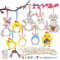 DKINY 9 Stück Ostern Holzfotorahmen für Kinder DIY Osterhasen Ostereier Osterküken Bilderrahmen aus Holz zum Basteln und Bemalen Ostern Holzbastelset und Fotos ankleben Geschenk für Kinder