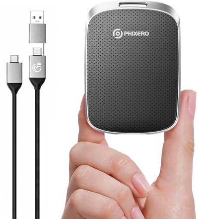 PHIXERO P5plus Portable SSD 1TB black