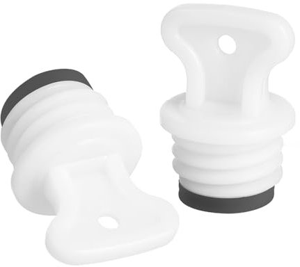 CALLARON 2Pcs Hot Water Bottle Plug Replacement 15.5mm Hot Water Bag Washer Plastic Bottle Plug Cover Replacement Screw Cap