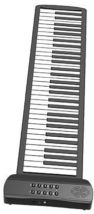 WHAMVOX Keys Portable Roll-up Piano Electronic Handheld Keyboard for Beginners Durable Design Built Speaker for Music Practice Anywhere