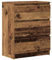 vidaXL Sideboard Altholz-Optik 60x35x76 cm Holzwerkstoff
