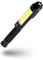 NEBO Big Larry 3-600 Lumen Torch with COB Work Light - Pocket Clip Magnetic Base for Hands-Free Lighting - Portable COB LED Dimmable Flashlight - Hazard Light-Red, Black