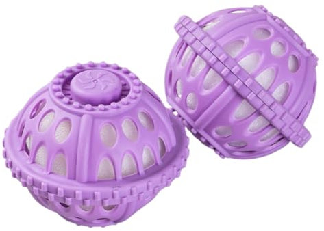 Qyljeiwred Bolas de lavandería para lavadora, bolas de lavandería para secadora, no detergente, removedor de olores, suministros de limpieza del hogar para familias, estudiantes universitarios
