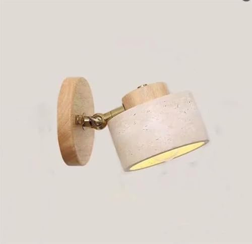 ZenithBeam Wandleuchte aus Stein im nordischen Stil,Moderne Wandlampe aus Naturstein,VintageWandbeleuchtung,festverdrahtete wandleuchten für den balkon deko,Schlafzimmer,Treppe,Korridor,Garage,Haus