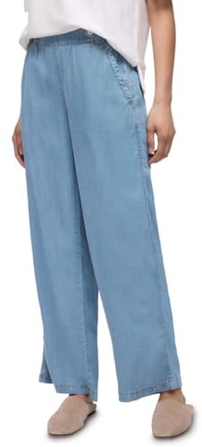 Street One Washed Wide Leg HW Flap Detail