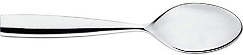 Alessi MW03/9 Dressed Mokkalöffel, Edelstahl, Silber, 10 x 3.5 x 2.5 cm, 6-Einheiten