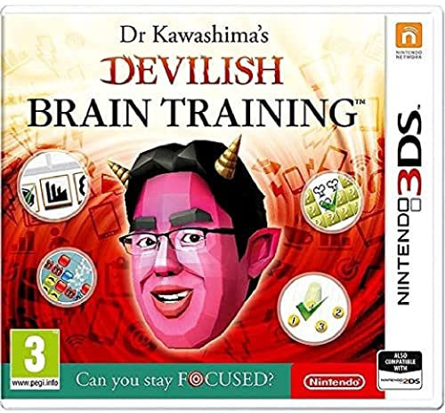 Nintendo - Dr Kawashima's Devilish Brain Training: Can you stay focused para Nintendo 3DS