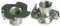 1/4-20 T Nuts - 4 Prongs - Zinc Plated -for Cabinetry, Rock Climbing Walls, Woodworking, etc. - .25 Dia. - 50 pcs.