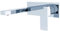ZUKKI Bad Wasserhahn in Wand Kupfer Wandmontage Warm- Und Becken Waschbecken in der Wand Becken Auslauf Mischbatterie Set Messing Hahn Wand Chrom Poliert