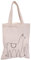 Rayher 53983505 Baumwoll-Tasche bedruckt, Motiv Lama, natur, 20 x 25 cm, zum Bemalen, Stoffbeutel, Jutebeutel klein