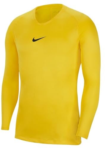 Nike Herren Park First Layer Jersey Longsleeve Trikot, Tour Yellow/Black, S
