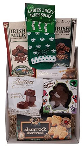 Irisches Geschenkpaket für Damen mit Glückssöckchen. ALKOHOLFREI