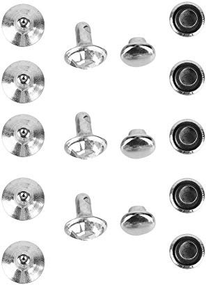 100 Satz 7 MM DIY Mode Weiß Nailhead Studs Punk Diamond Spikes Nieten für DIY Leder-Handwerk