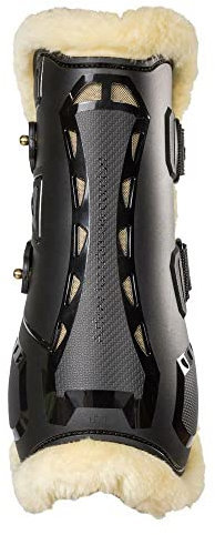 Back on Track Welltex® Tendon Boots Air Flow mit Fell schwarz (L)