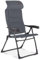 Crespo Campingstuhl Liege Stuhl AP215 AirDeluxe Compact Klappstuhl Faltstuhl Alu Grau