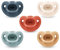 NUK Comfy Orthodontic Pacifiers, 0-6 Months, Timeless Collection, Pack of 5
