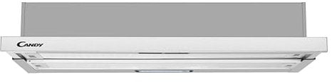 Candy CBT9240/3X, Campana Telescópica 90 CM, 3 Niveles de Potencia, 329M3/H, Panel Aluminio Antigrasa, Iluminación LED, 64DB, Clase B, Acero Inoxidable