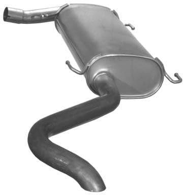 Endschalldämpfer von Vegaz (FTS-411) Dämpfer Abgasanlage Auspufftopf