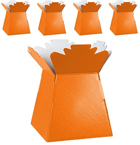 Blumen Blumenstrauß Boxen Florist Verpackung Geschenk Handwerk Box Vase - Halter für Blumen, Blumensträuße, Pflanzen, Süßigkeiten - Dekoration für Hochzeit, Geburtstag, Jubiläum, Blumengesteck - 5