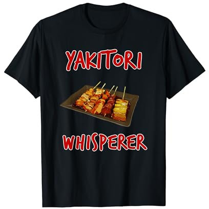 Divertente Yakitori Design pollo spiedini giapponese barbecue Maglietta