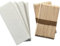 Vanity UK 200 Pcs Wax Strips & Spatulas Combo Kit - Complete with 100 Paper Waxing Sheets + 100 Wooden Applicator Sticks for Body Hair Removal