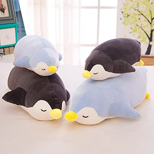 50cm Liegende Pinguin Kuscheltier Kissen, Stofftier Pinguin Plüschtier Gefülltes Umarmungskissen Pinguin Seal Plush Pillow Fette Pinguin Tierkissen Weiche Plüschpuppe Plüsch Spielzeug für Kinder