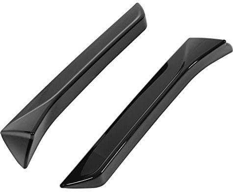 Ymiko 2-teilige Heckscheiben-Seitensplitterflügel, Außenverkleidung Links und rechts, Ersatzsitz 5F FR Mk3 MK3.5, passend 2013–2021 (schwarz)