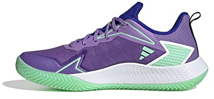 adidas Defiant Speed W Clay Women's Tennis Shoes, Violet Fusion Silver Met Pulse Mint, 7.5 UK