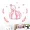 Wandtattoo Schwan Wandsticker Wanddeko für Wohnzimmer Schlafzimmer Sofa Hintergrund,Wandaufkleber Kinderzimmer Mädchen und Jungs,Wandaufkleber Diy Wandkunst Dekor