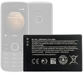 HIGHAKKU Replacement Battery BL-4UL Compatible with Nokia Microsoft Lumia 3310 225 500 230 Dual SIM Asha 500 Asha 500 Dual SIM Asha 500 Dual SIM