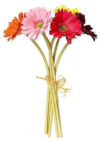 Banziaju Künstliche Blumen künstliche Gerbera Daisy Blumen Gefälschte Seiden Gänseblümchen für DIY Hochzeitsfeier Dekoration Blume Blume