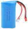 Fockety Lipo-Akku, 1500 MAh RC-Lithium-Akku, Sicherer und Langlebiger Stabiler 7,4-V-Lipo-Akku mit Weiblichem JST-Stecker für T39, T40, F39, F49RC, 822 RC-Flugzeug