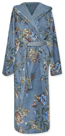 Pip Studio Bademantel Secret Garden Blau L