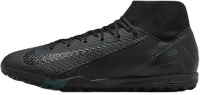 NIKE Herren ZM Superfly 10 Academy TF Sneaker, Black Black Deep Jungle, 43 EU