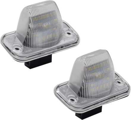 Hacreyatu 2 Stück Kennzeichenleuchte Rücklicht für VW Transporter T4 Multivan Caravelle MK4 Eurovan hintere Nummernschildleuchte Lampen