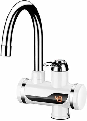 SQUADO Grifo eléctrico mezclador instantáneo caldera con pantalla de temperatura