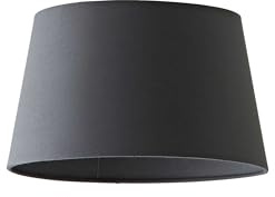 ValueLights | Aspen Grey Tapered 25cm Easy Fit Pendant Lamp Shade | Ceiling Lights, Home Décor & Improvement Essential