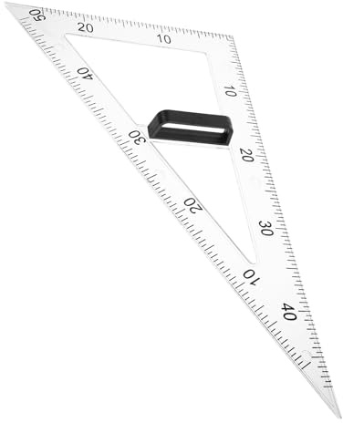 SHINEOFI Transparente Magnetische Dreiecklineal 60° Zeichenwerkzeug für Unterricht und Mathematik Magnetisch Haftend Vielseitiges Zeichenlineal für Schule und Büro
