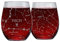 Greenline Goods Fische Stemless Weingläser | Tierkreis Fische Set | Handgeätzte 15 Unzen (2er-Set) - Astrologie Zeichen Glaswaren
