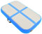 vidaXL Gymnastikmatte Aufblasbar mit Pumpe Turnmatte Tumbling Matte Training Fitnessmatte Yogamatte Trainingsmatte 60x100x20cm PVC Blau